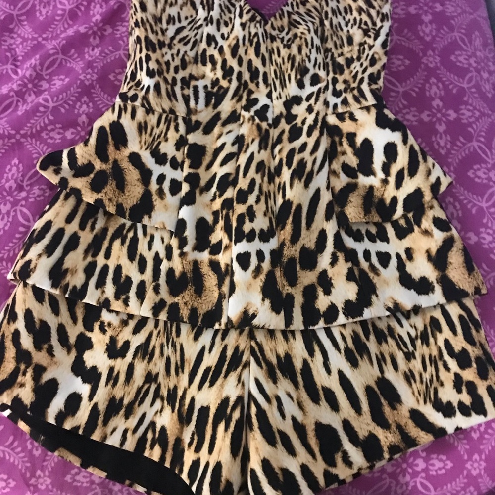 Beautiful strapless romper